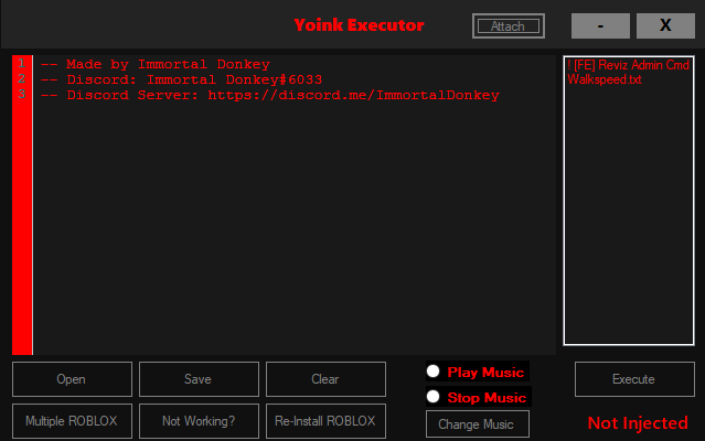 yoink executor